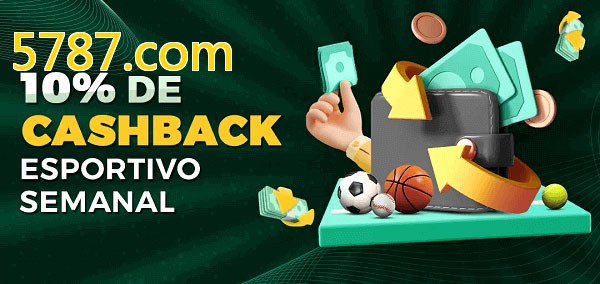 10% de bônus de cashback na 5787.com