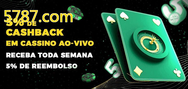 Promoções do cassino ao Vivo 5787.com